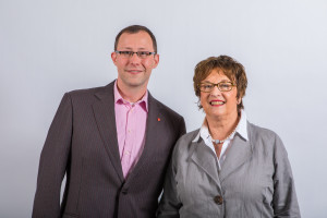 Bundesministerin Brigitte Zypries mit Pascal Lechler (Bild: Copyright by Christian Kiel)