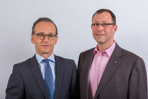 Bundesminister Heiko Maas mit Pascal Lechler (Bild: Copyright by Christian Kiel)